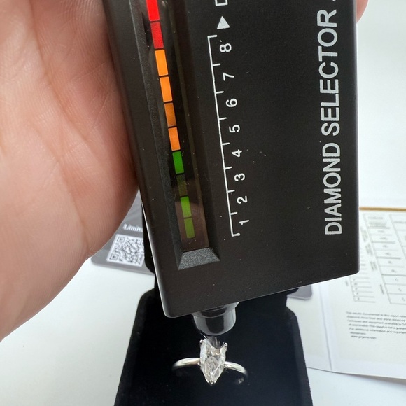 2ct Marquise Moissanite Diamond Ring Solid 925 silver - Picture 7 of 13